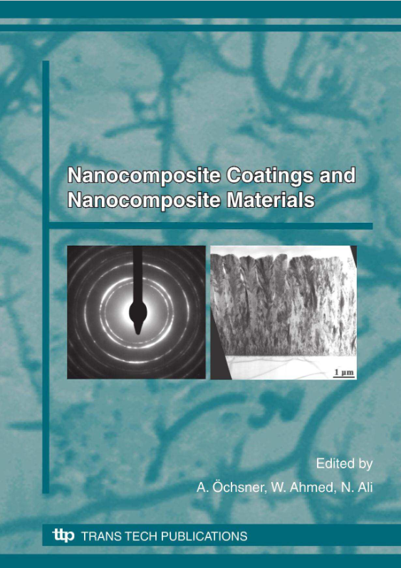 Book cover of Nanocomposite Coatings and Nanocomposite Materials by Waqar Ahmed Book cover of Nanocomposite Coatings and Nanocomposite Materials by Waqar Ahmed